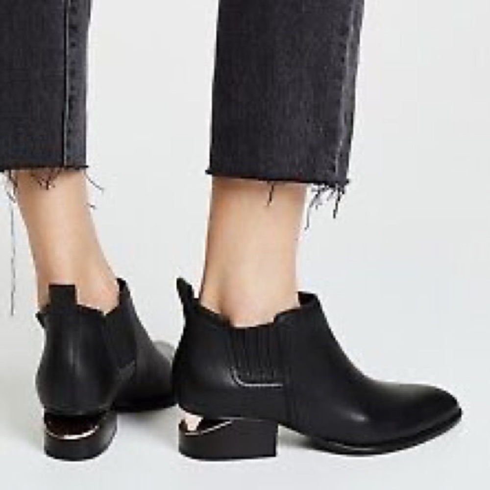Rare Alexander Wang Kori Cut-out heel booties size 8.5
